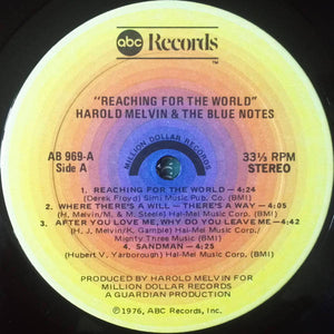 Harold Melvin And The Blue Notes : Reaching For The World (LP, Album)