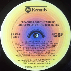 Harold Melvin And The Blue Notes : Reaching For The World (LP, Album)