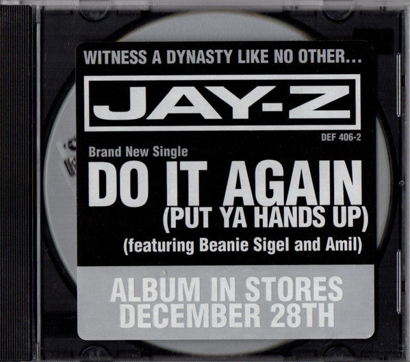 Jay-Z Featuring Beanie Sigel & Amil : Do It Again (Put Ya Hands Up) (CD, Single, Promo)