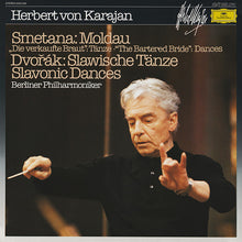 Load image into Gallery viewer, Herbert von Karajan – Bedřich Smetana / Antonín Dvořák – Berliner Philharmoniker : Moldau / Slawische Tänze = Slavonic Dances (LP, Comp)