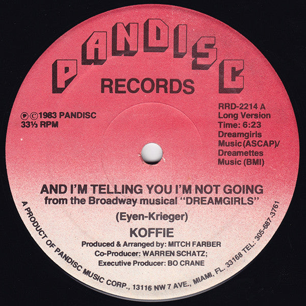Koffie : And I'm Telling You I'm Not Going (12