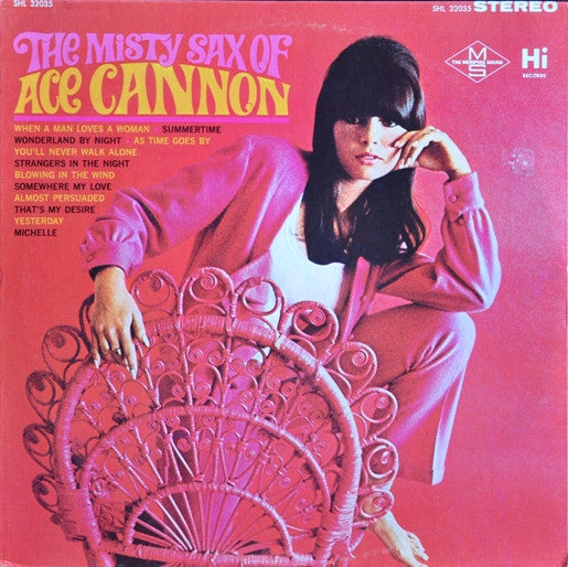 Ace Cannon : The Misty Sax Of Ace Cannon (LP, Album)