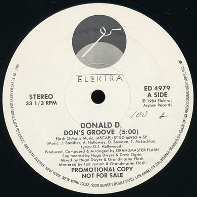 Donald Dee Bowden : Don's Groove (12