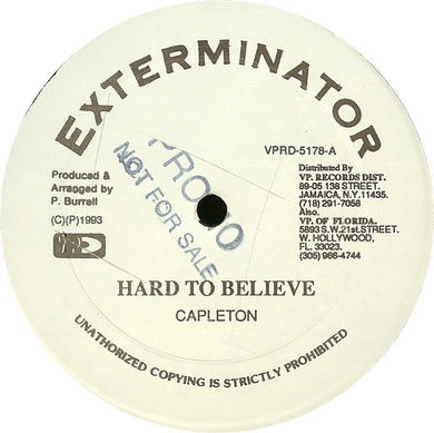 Capleton / Admiral Tibett* : Hard To Believe / Love Of Jah (12