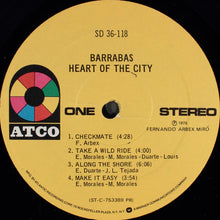 Load image into Gallery viewer, Barrabas : Heart Of The City (LP, Album, PR)