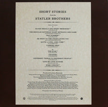 Load image into Gallery viewer, The Statler Brothers : Short Stories (LP, Album, Pit)