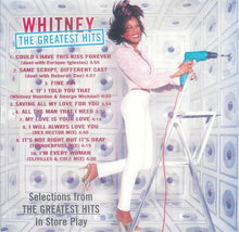 Load image into Gallery viewer, Whitney Houston : Selections From The Greatest Hits (In Store Play) (CD, Promo, Smplr)