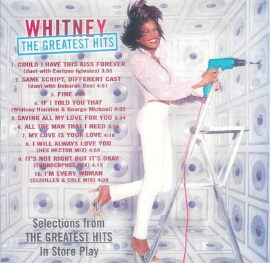 Whitney Houston : Selections From The Greatest Hits (In Store Play) (CD, Promo, Smplr)