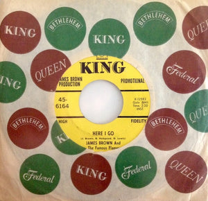 James Brown & The Famous Flames : Here I Go (7", Promo)