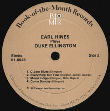 Load image into Gallery viewer, Earl Hines : Earl Hines Plays Duke Ellington (4xLP + Box, Comp)