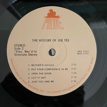 Load image into Gallery viewer, Joe Tex : The History Of Joe Tex (LP, Comp)