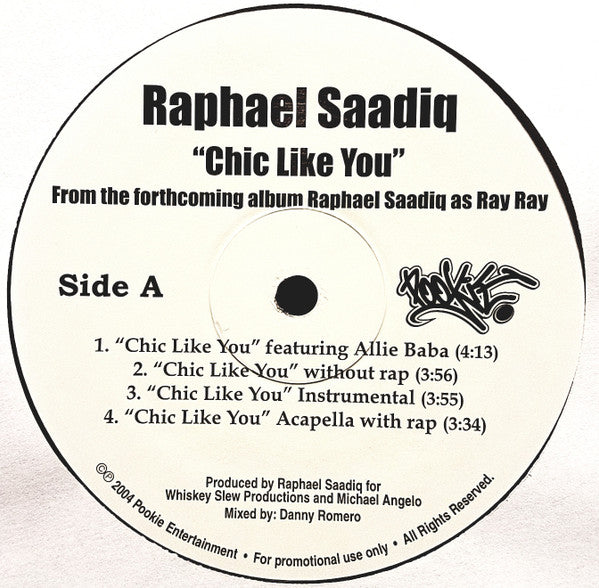 Raphael Saadiq : Chic Like You / Rifle Love (12