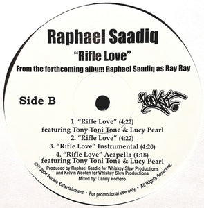 Raphael Saadiq : Chic Like You / Rifle Love (12", Promo)