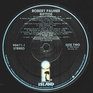 Robert Palmer : Riptide (LP, Album, Spe)