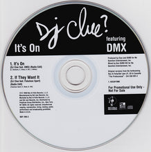 Load image into Gallery viewer, DJ Clue Featuring DMX : It&#39;s On (CD, Single, Promo)