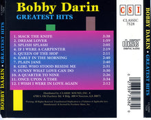 Load image into Gallery viewer, Bobby Darin : Greatest Hits (CD, Comp)