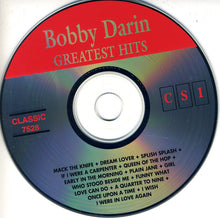 Load image into Gallery viewer, Bobby Darin : Greatest Hits (CD, Comp)