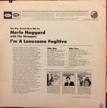 Load image into Gallery viewer, Merle Haggard And The Strangers (5) : I'm A Lonesome Fugitive (LP, Album, Scr)