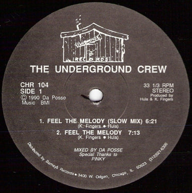 The Underground Crew : Feel The Melody (12