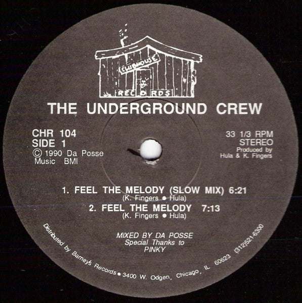 The Underground Crew : Feel The Melody (12