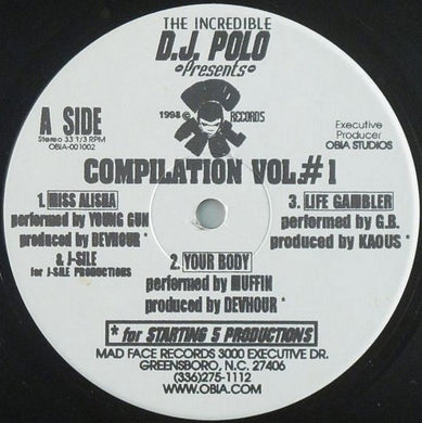 Various : D.J. Polo Presents Mad Face Records Compilation Vol.#1 (12