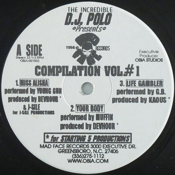 Various : D.J. Polo Presents Mad Face Records Compilation Vol.#1 (12