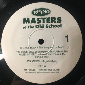 Various : Masters Of The Old School (12", Promo, Smplr)