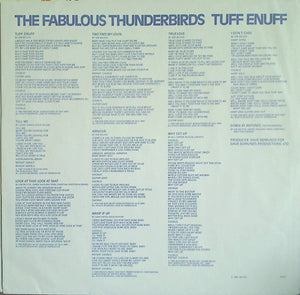 The Fabulous Thunderbirds : Tuff Enuff (LP, Album, Car)