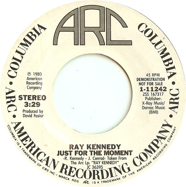 Ray Kennedy : Just For The Moment (7