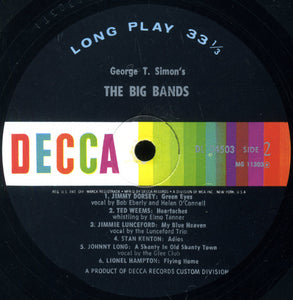 Various : The Big Bands (3xLP, Comp, Mono + Box, Comp)