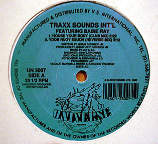Traxx Sounds Int'l Featuring Babie Ray : House Your Body (12
