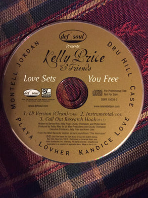 Kelly Price & Friends : Love Sets You Free (CD, Single, Promo)