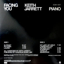 Load image into Gallery viewer, Keith Jarrett : Facing You (LP, Album)