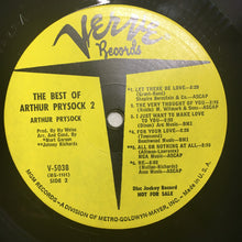 Load image into Gallery viewer, Arthur Prysock : The Best Of Arthur Prysock Number 2 (LP, Comp, Mono, Promo)