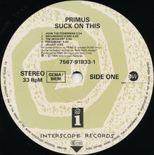 Load image into Gallery viewer, Primus : Suck On This (LP, Album, RE)