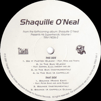 Shaquille O'Neal : Shaq Presents His Superfriends (Clean Album Sampler) (12