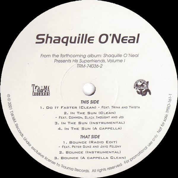Shaquille O'Neal : Shaq Presents His Superfriends (Clean Album Sampler) (12