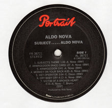 Load image into Gallery viewer, Aldo Nova : Subject.....Aldo Nova (LP, Album)