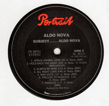 Load image into Gallery viewer, Aldo Nova : Subject.....Aldo Nova (LP, Album)