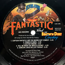 Load image into Gallery viewer, Elton John : Captain Fantastic And The Brown Dirt Cowboy (LP, Album, Glo)