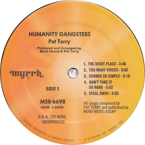 Pat Terry : Humanity Gangsters (LP, Album)