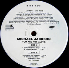 Load image into Gallery viewer, Michael Jackson : You Are Not Alone (12&quot;, Promo)