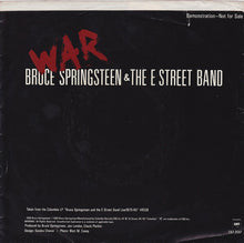 Load image into Gallery viewer, Bruce Springsteen &amp; The E Street Band* : War (7&quot;, Single, Promo, Styrene)