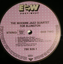 Load image into Gallery viewer, The Modern Jazz Quartet : For Ellington (LP)