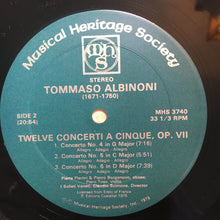Load image into Gallery viewer, Tomaso Albinoni : Twelve Concerti A Cinque, Op. 7 (Complete) (2xLP)
