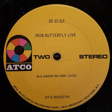 Load image into Gallery viewer, Iron Butterfly : Live (LP, Album, Ter)