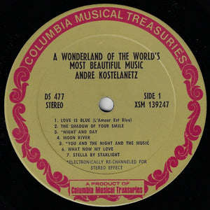 Andre Kostelanetz And His Orchestra* : A Wonderland Of The World's Most Beautiful Music (7xLP, Comp + Box)