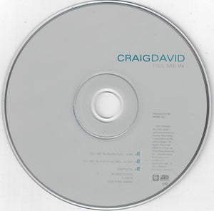 Craig David : Fill Me In (CD, Single, Enh, Hyp)