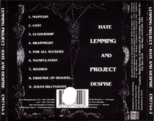 Load image into Gallery viewer, Lemming Project : Hate And Despise (CD, Album, Promo)