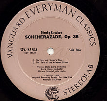Load image into Gallery viewer, Mario Rossi (2) Conducting Orchester Der Wiener Staatsoper / Nikolai Rimsky-Korsakov : Scheherazade (LP, Album, RE)